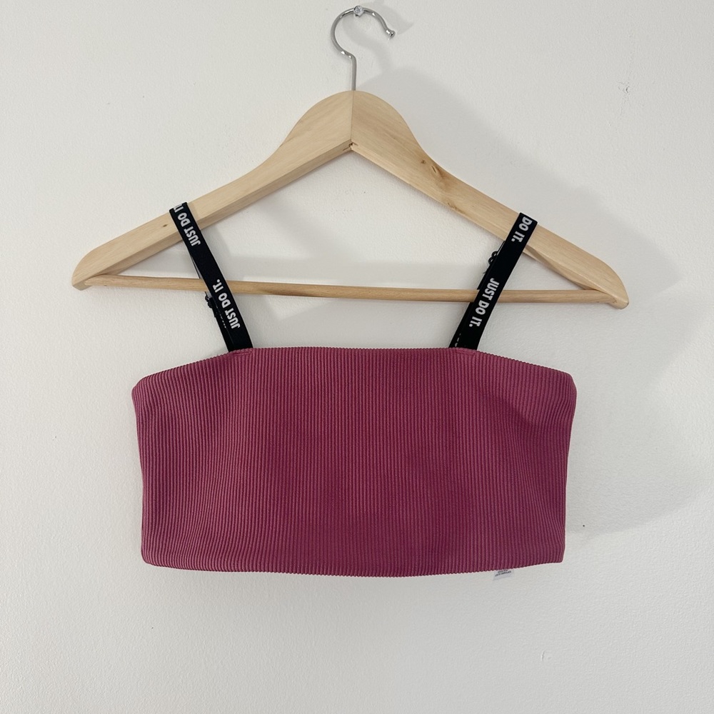 NIKE bandeau top (sports bra) small